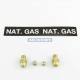 231963 - GAS KIT 450/600 FRYER NAT