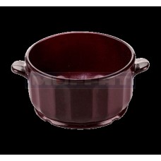 DM103B - BOWL H/HEAT BURGUNDY 8OZ 48