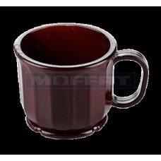 DM105B - MUG  H/HEAT BURGUNDY 8OZ 48